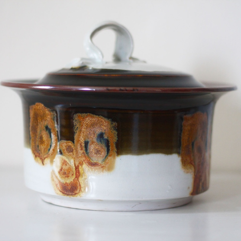 hand thrown ceramic dish | studio art pottery